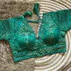 Roma Banarasi Silk Designer Look Blouse Wholesale Market In Surat
